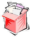 Graphic of a suggestion box.